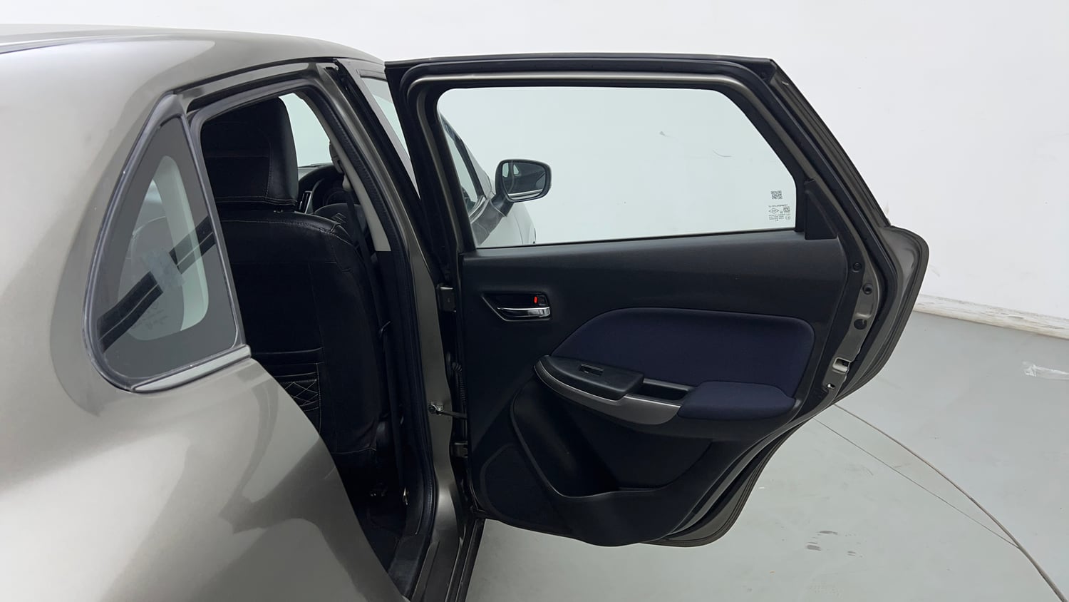 Used 2020 Maruti Suzuki Baleno Zeta Petrol Manual interior RIGHT REAR DOOR OPEN VIEW