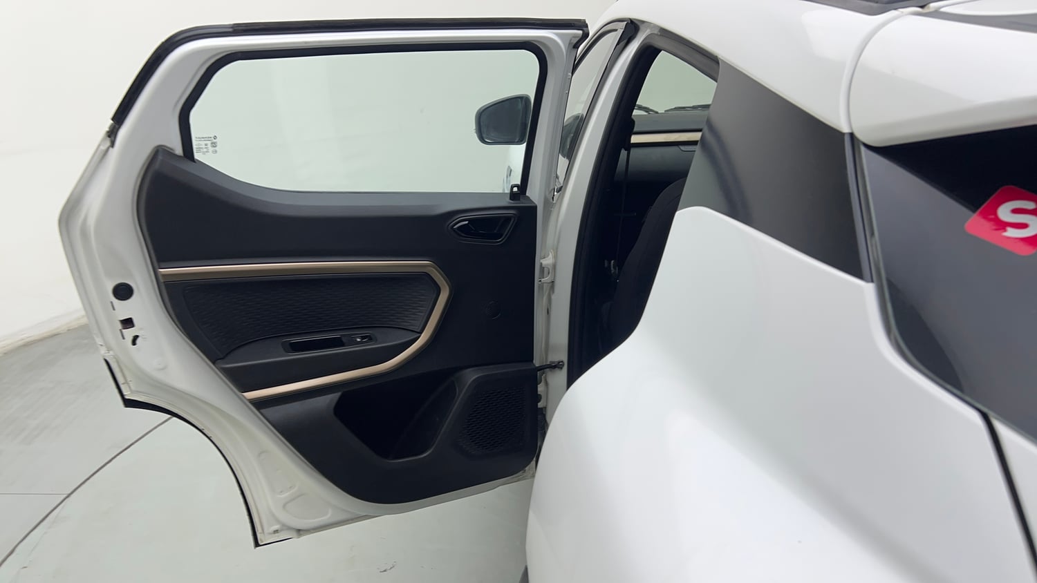 Used 2022 Renault Kiger RXT (O) Turbo CVT Petrol Automatic interior LEFT REAR DOOR OPEN VIEW