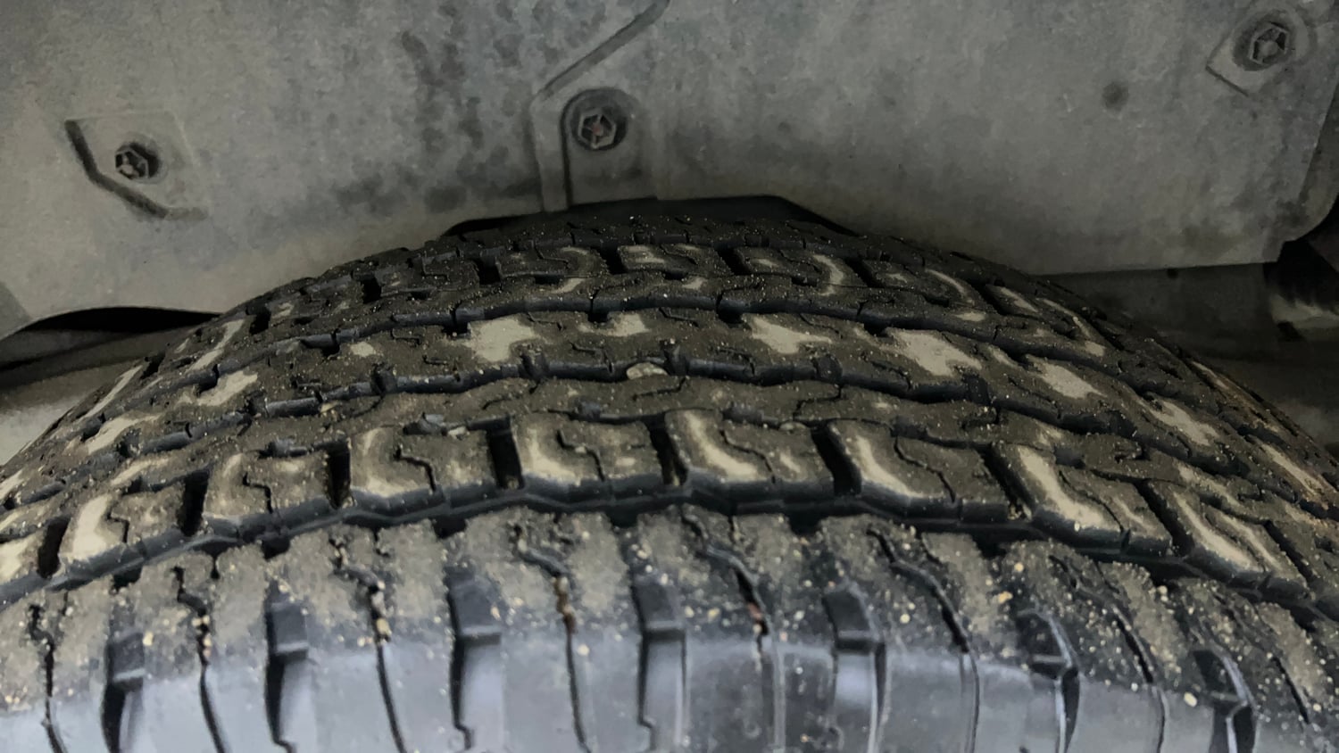 Used 2022 mahindra Thar LX Hard Top Diesel AT 4WD Diesel Automatic tyres LEFT REAR TYRE TREAD VIEW