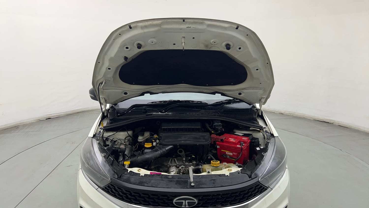 Used 2024 Tata Tiago XTA iCNG Cng Automatic engine ENGINE & BONNET OPEN FRONT VIEW