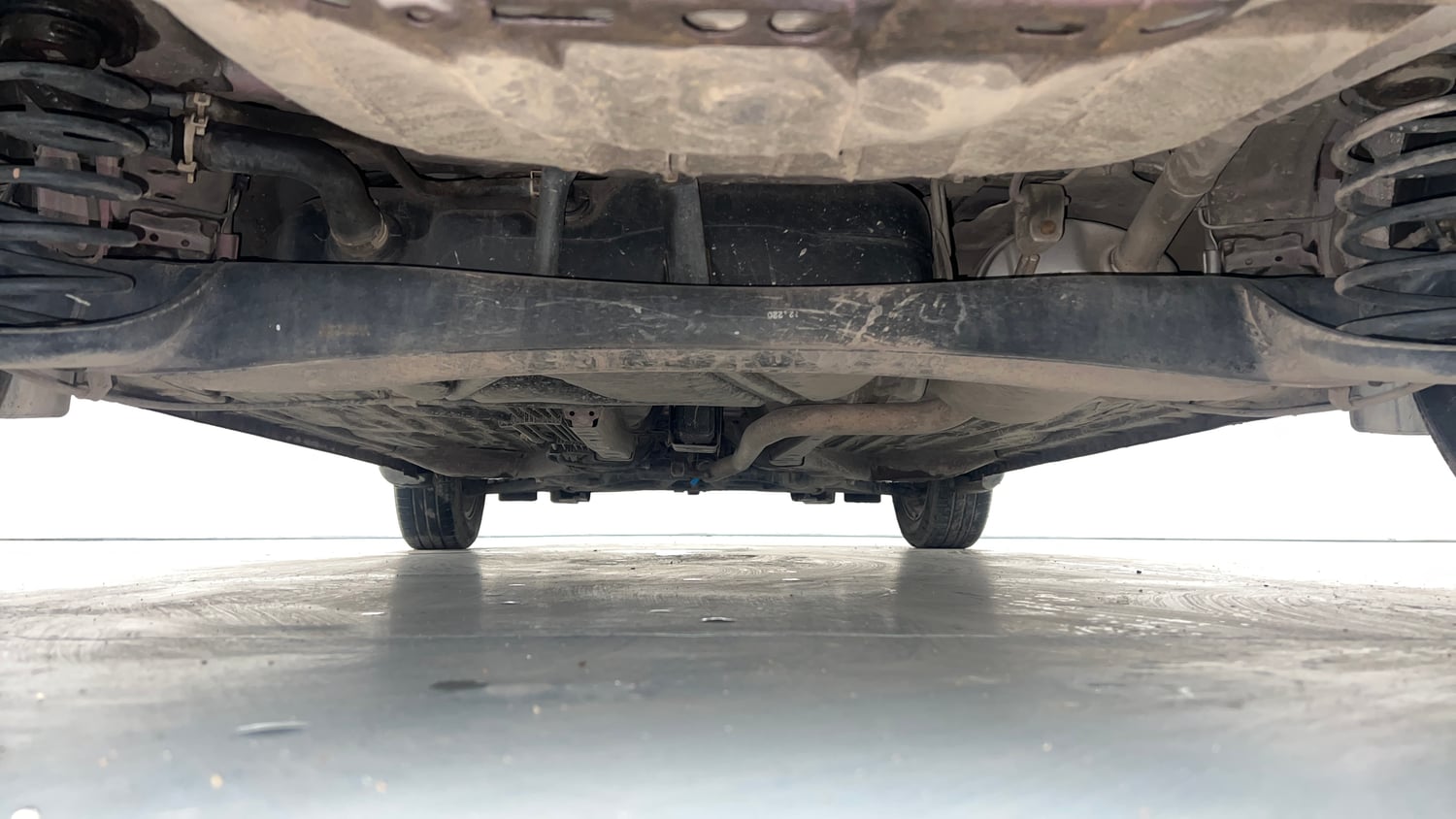 Used 2021 Honda Amaze 1.2 VX MT Petrol Petrol Manual extra REAR UNDERBODY VIEW (TAKEN FROM REAR)