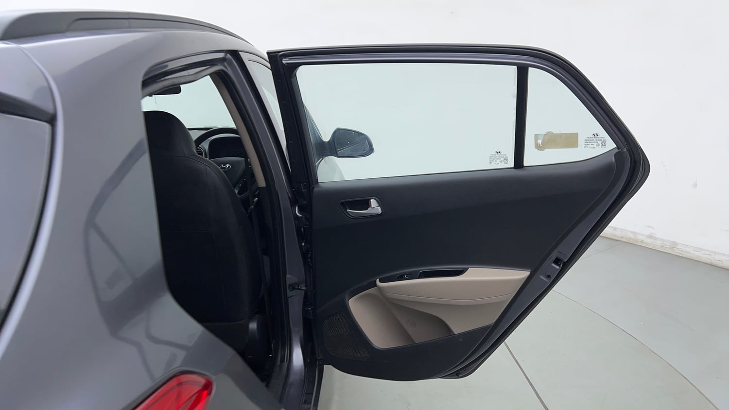 Used 2016 Hyundai Grand i10 Sportz 1.2 Kappa VTVT Petrol Manual interior RIGHT REAR DOOR OPEN VIEW