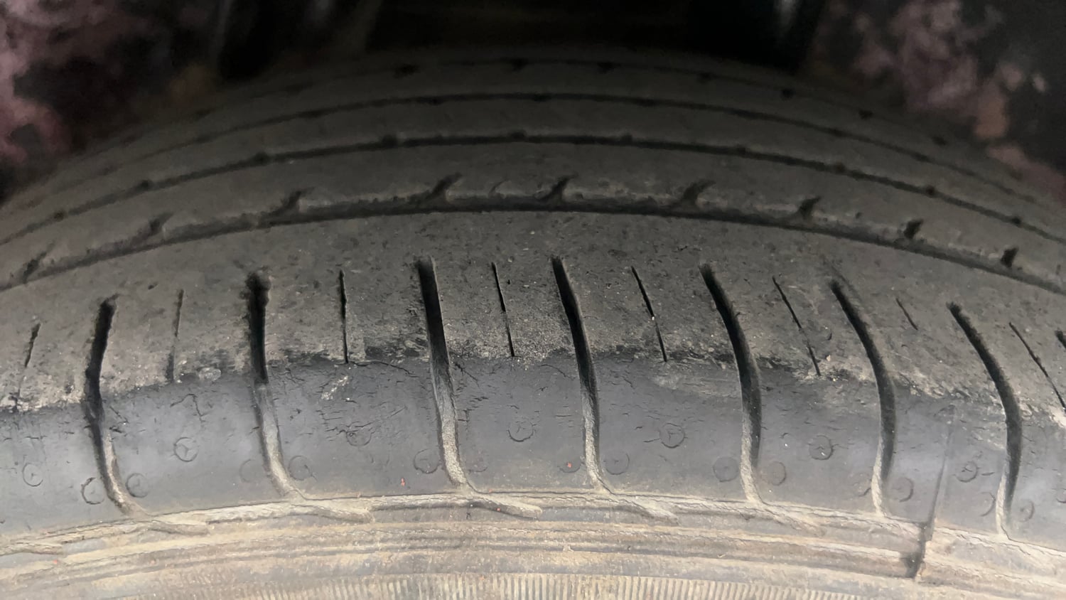 Used 2021 Honda WR-V VX MT Petrol Petrol Manual tyres LEFT REAR TYRE TREAD VIEW