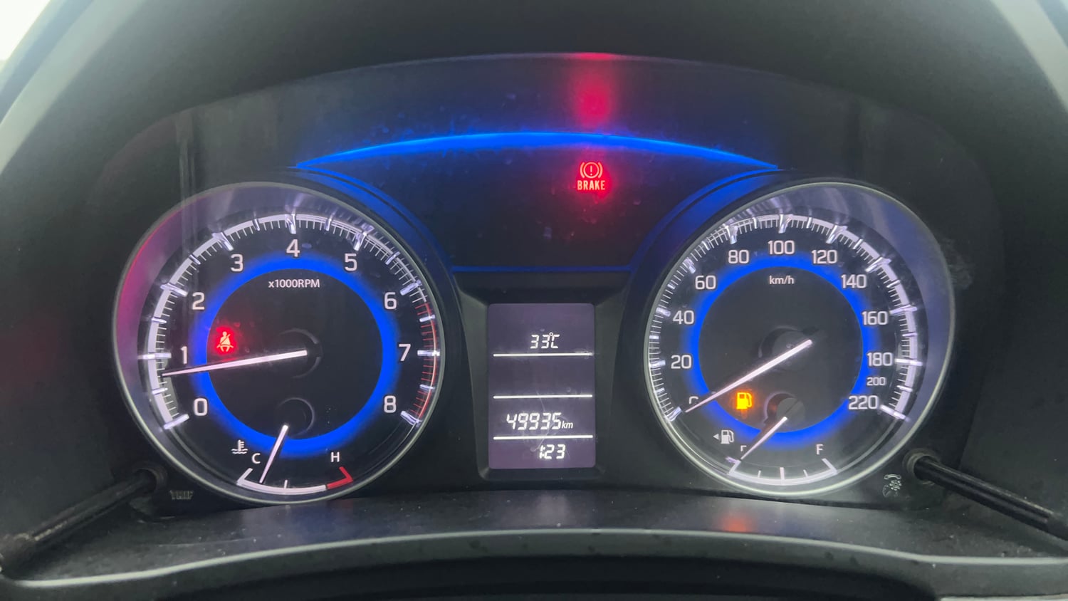 Used 2019 Maruti Suzuki Baleno Delta Petrol Manual interior CLUSTERMETER VIEW