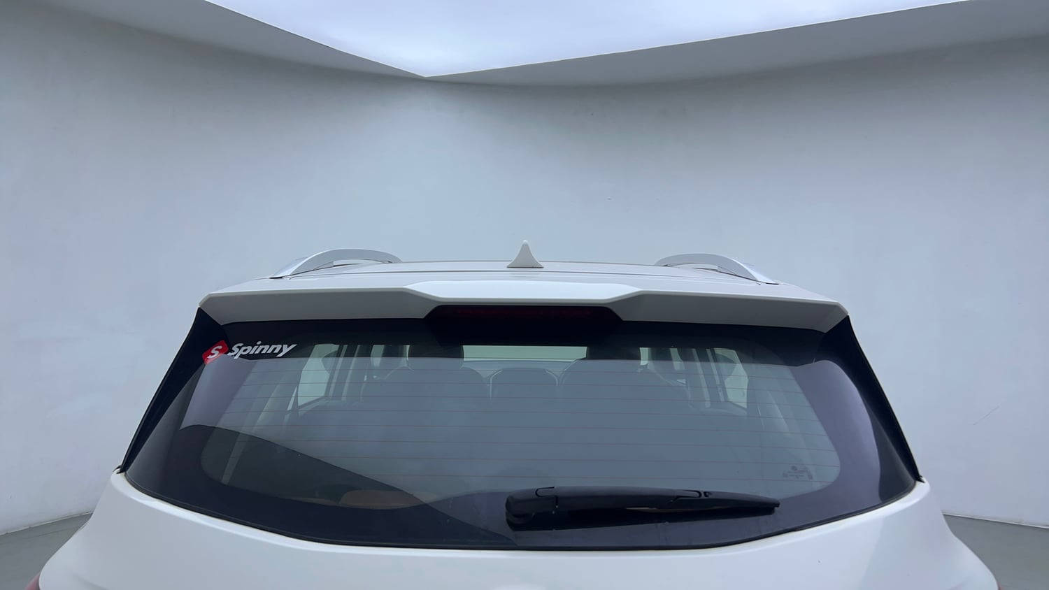Used 2021 MG Motors Hector Plus Select 2.0 Diesel Turbo MT 7-STR Diesel Manual exterior BACK WINDSHIELD VIEW