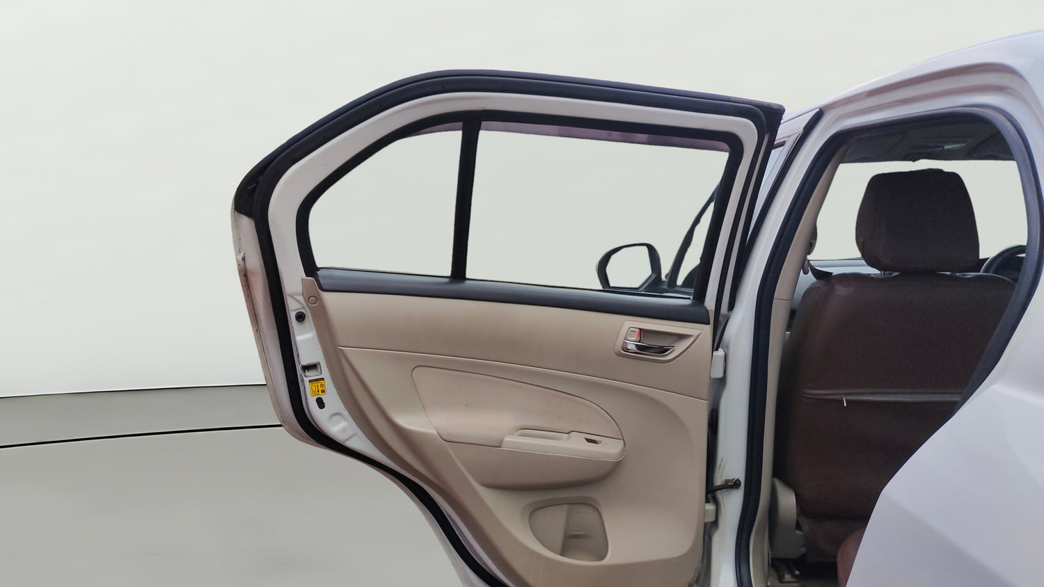 Used 2017 Maruti Suzuki Swift Dzire ZXI Petrol Manual interior LEFT REAR DOOR OPEN VIEW