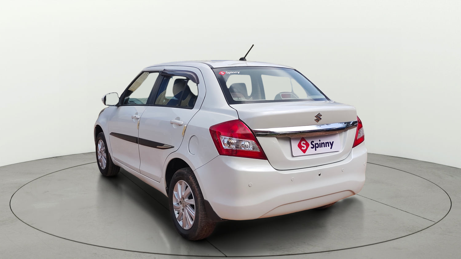 Used 2017 Maruti Suzuki Swift Dzire ZXI Petrol Manual exterior LEFT REAR CORNER VIEW