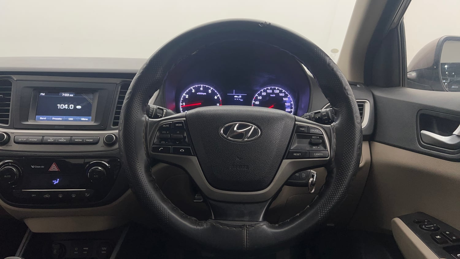 Used 2018 Hyundai Verna EX 1.4 VTVT Petrol Manual interior STEERING VIEW