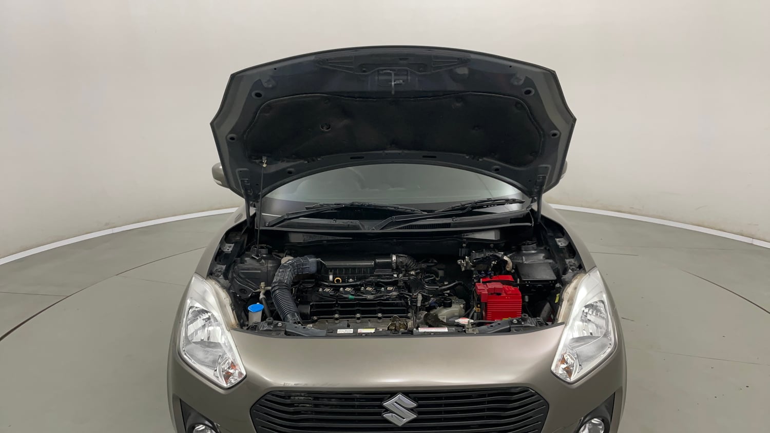 Used 2018 Maruti Suzuki Swift ZXi AMT Petrol Automatic engine ENGINE & BONNET OPEN FRONT VIEW