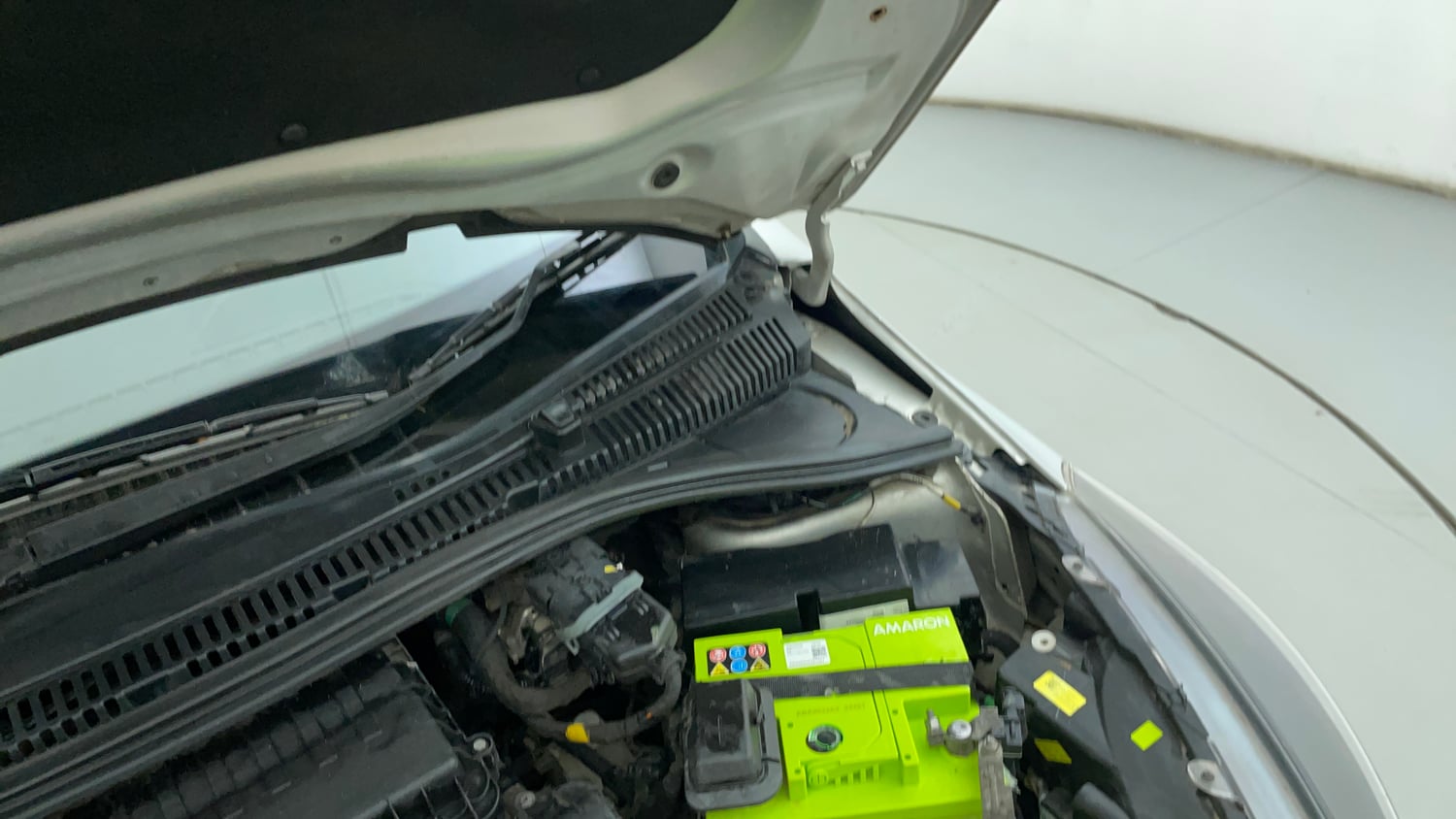 Used 2021 Tata Tiago XZA Plus Petrol Automatic engine ENGINE LEFT SIDE HINGE & APRON VIEW