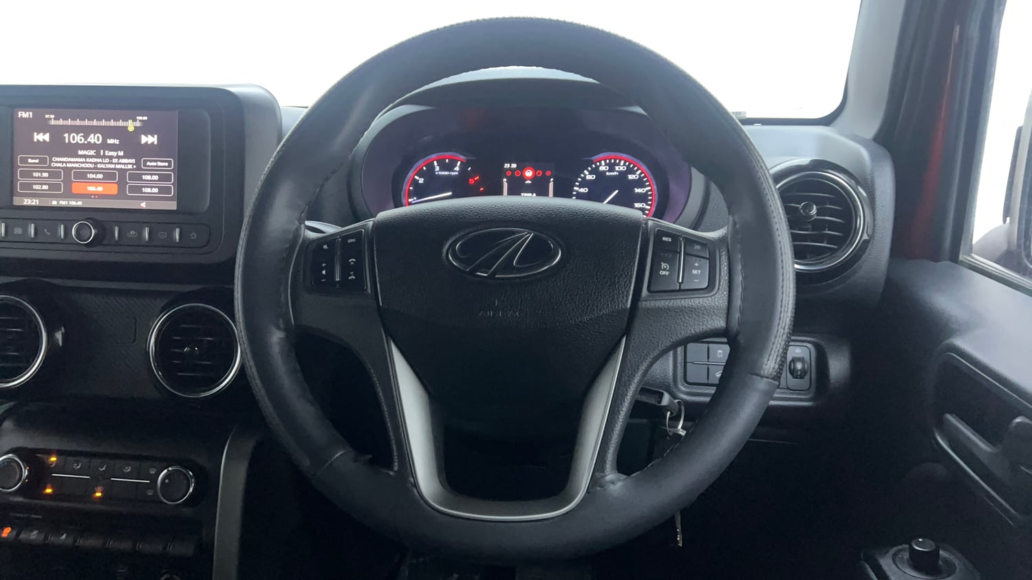 Used 2022 mahindra Thar LX Hard Top Diesel AT 4WD Diesel Automatic interior STEERING VIEW