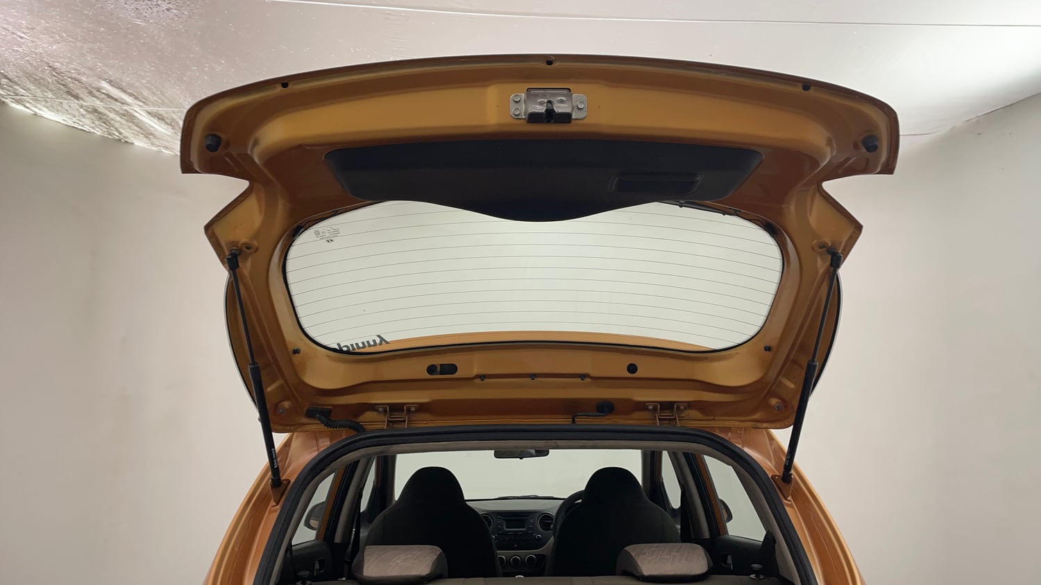 Used 2014 Hyundai Grand i10 Asta 1.2 Kappa VTVT Petrol Manual interior DICKY DOOR OPEN VIEW