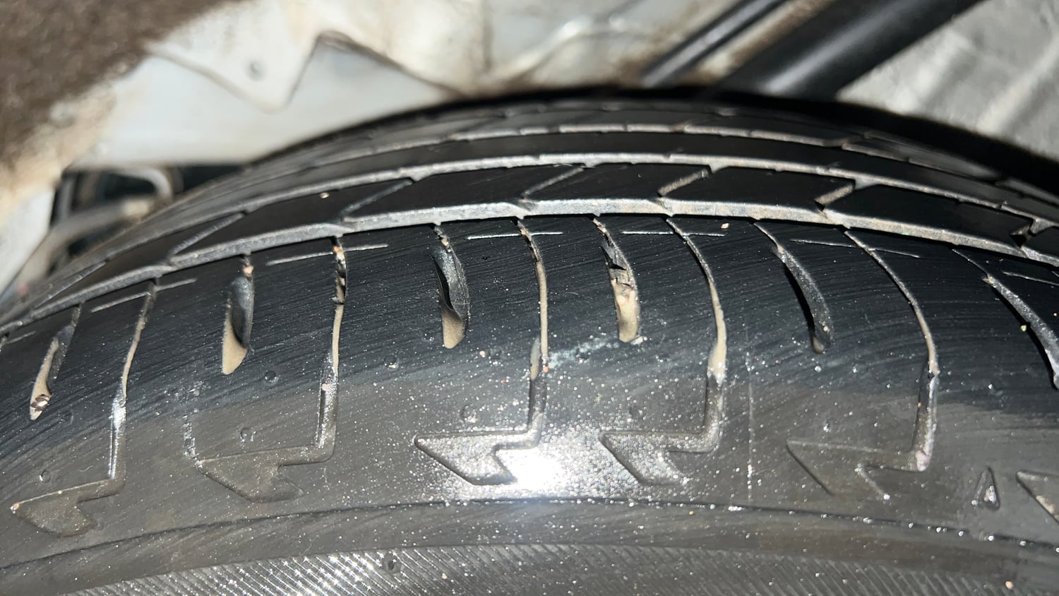Used 2021 Honda WR-V VX MT Petrol Petrol Manual tyres LEFT REAR TYRE TREAD VIEW