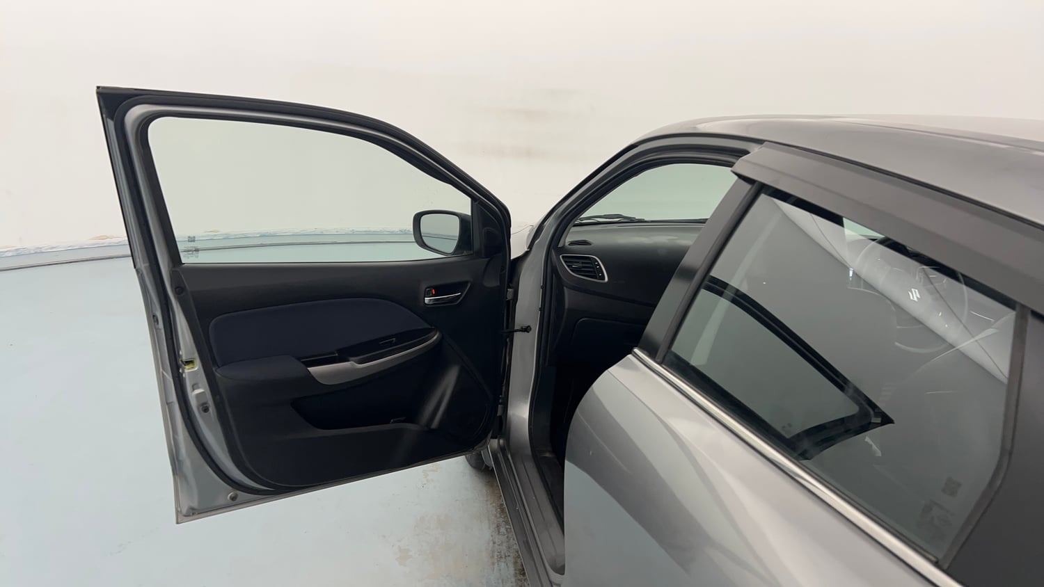 Used 2021 Maruti Suzuki Baleno Zeta Petrol Manual interior LEFT FRONT DOOR OPEN VIEW