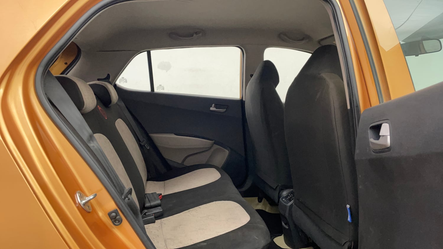 Used 2014 Hyundai Grand i10 Asta 1.2 Kappa VTVT Petrol Manual interior RIGHT SIDE REAR DOOR CABIN VIEW