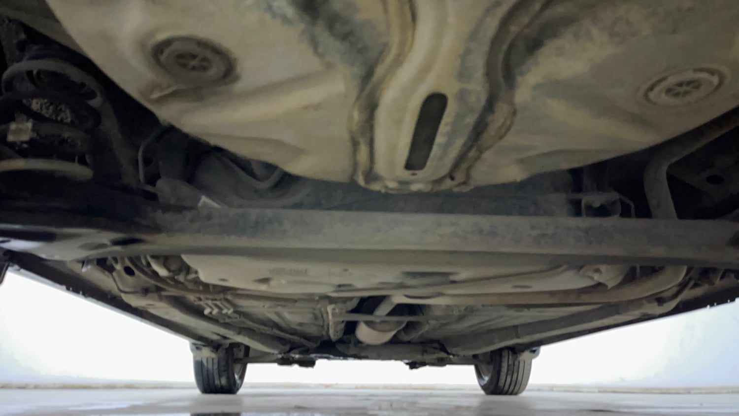 Used 2022 Maruti Suzuki Baleno Zeta Petrol Manual extra REAR UNDERBODY VIEW (TAKEN FROM REAR)