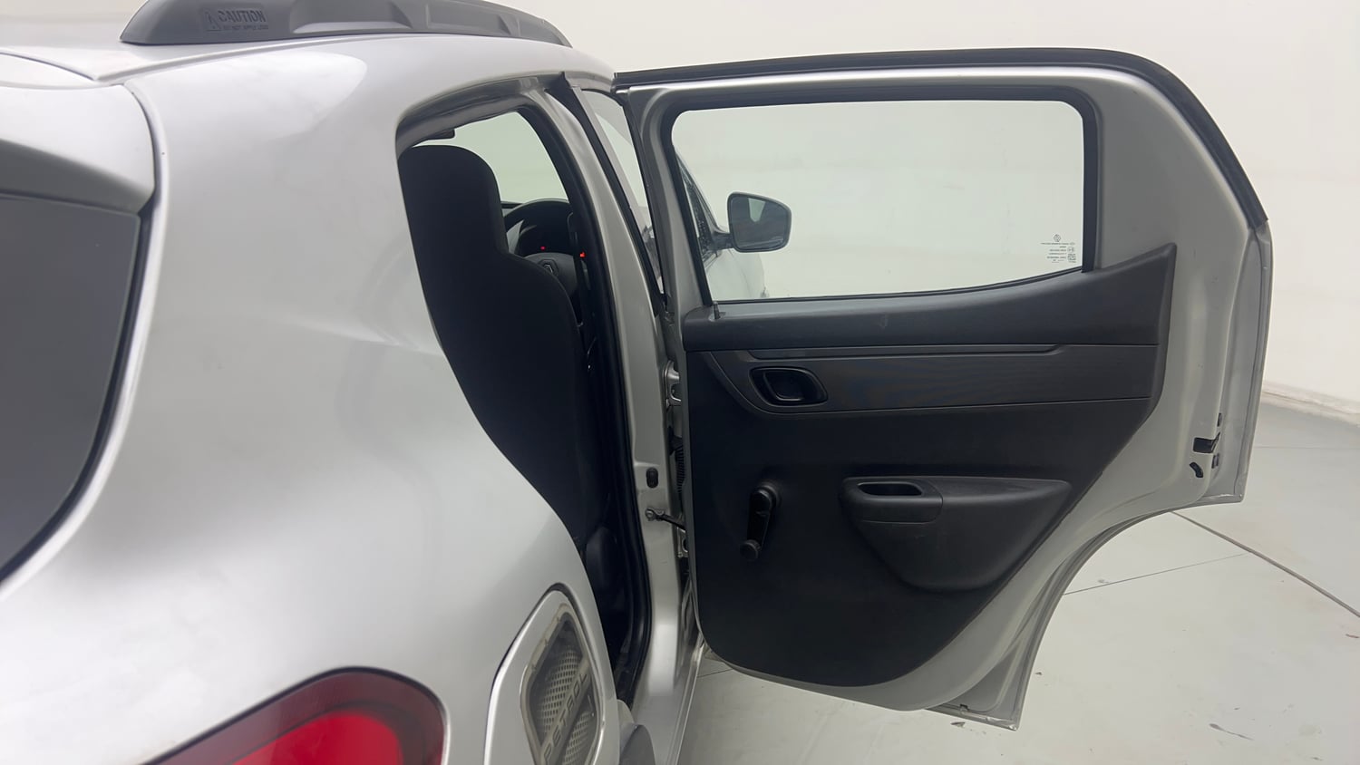 Used 2016 Renault Kwid RXT Petrol Manual interior RIGHT REAR DOOR OPEN VIEW