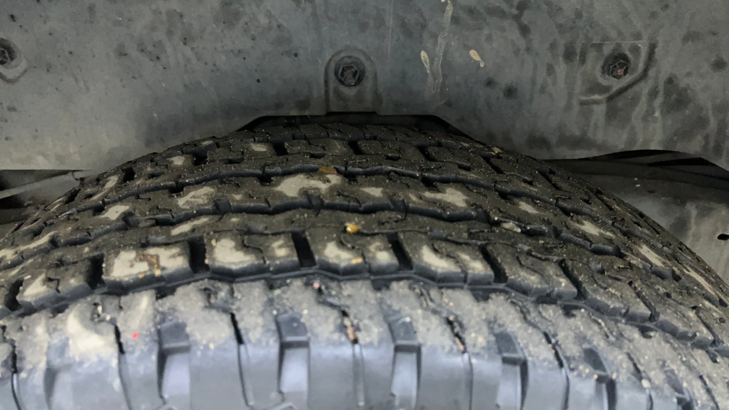 Used 2022 mahindra Thar LX Hard Top Diesel AT 4WD Diesel Automatic tyres RIGHT REAR TYRE TREAD VIEW