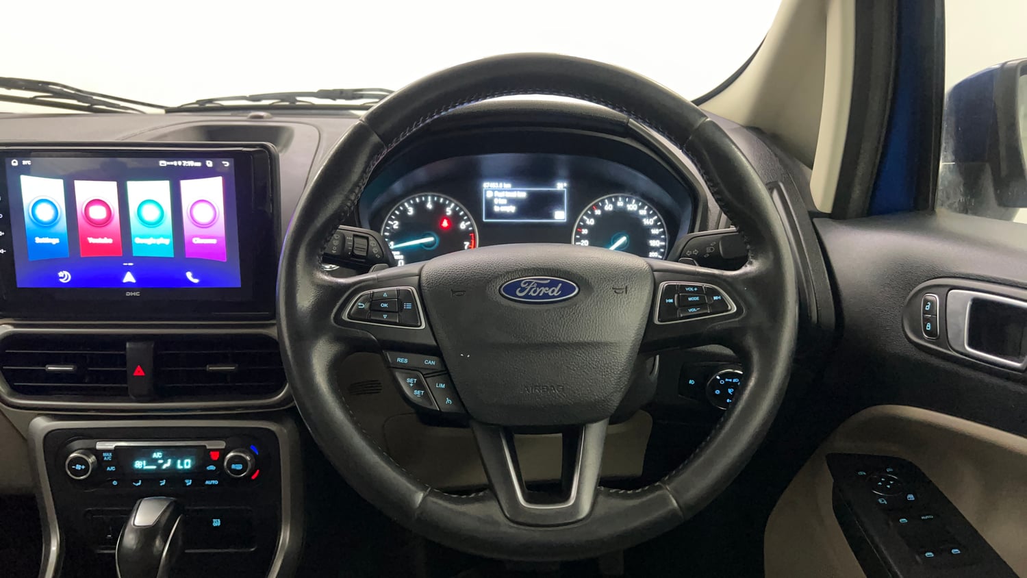 Used 2021 Ford EcoSport Titanium Plus 1.5L Ti-VCT AT Petrol Automatic interior STEERING VIEW