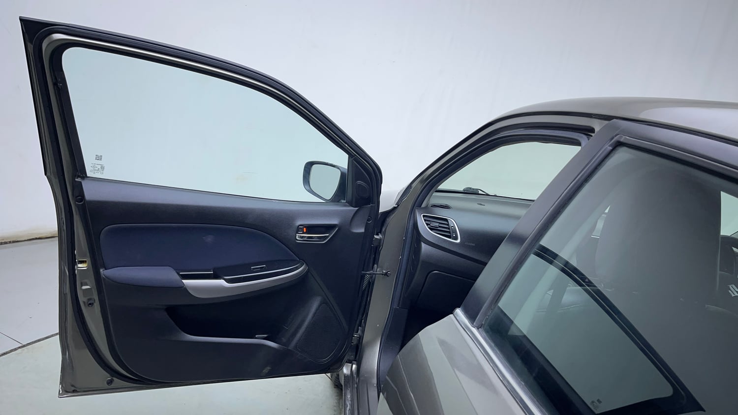 Used 2022 Maruti Suzuki Baleno Zeta Petrol Manual interior LEFT FRONT DOOR OPEN VIEW
