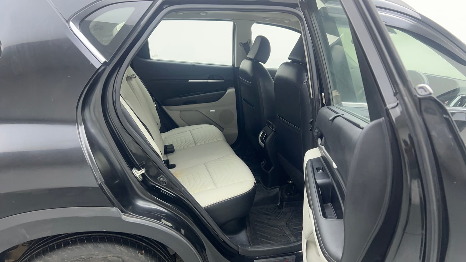 Used 2022 Kia Sonet HTX Plus 1.5 Diesel Manual interior RIGHT SIDE REAR DOOR CABIN VIEW