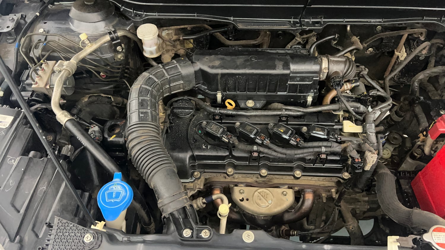 Used 2021 maruti-suzuki Vitara Brezza ZXi Plus Petrol Manual engine ENGINE RIGHT SIDE VIEW