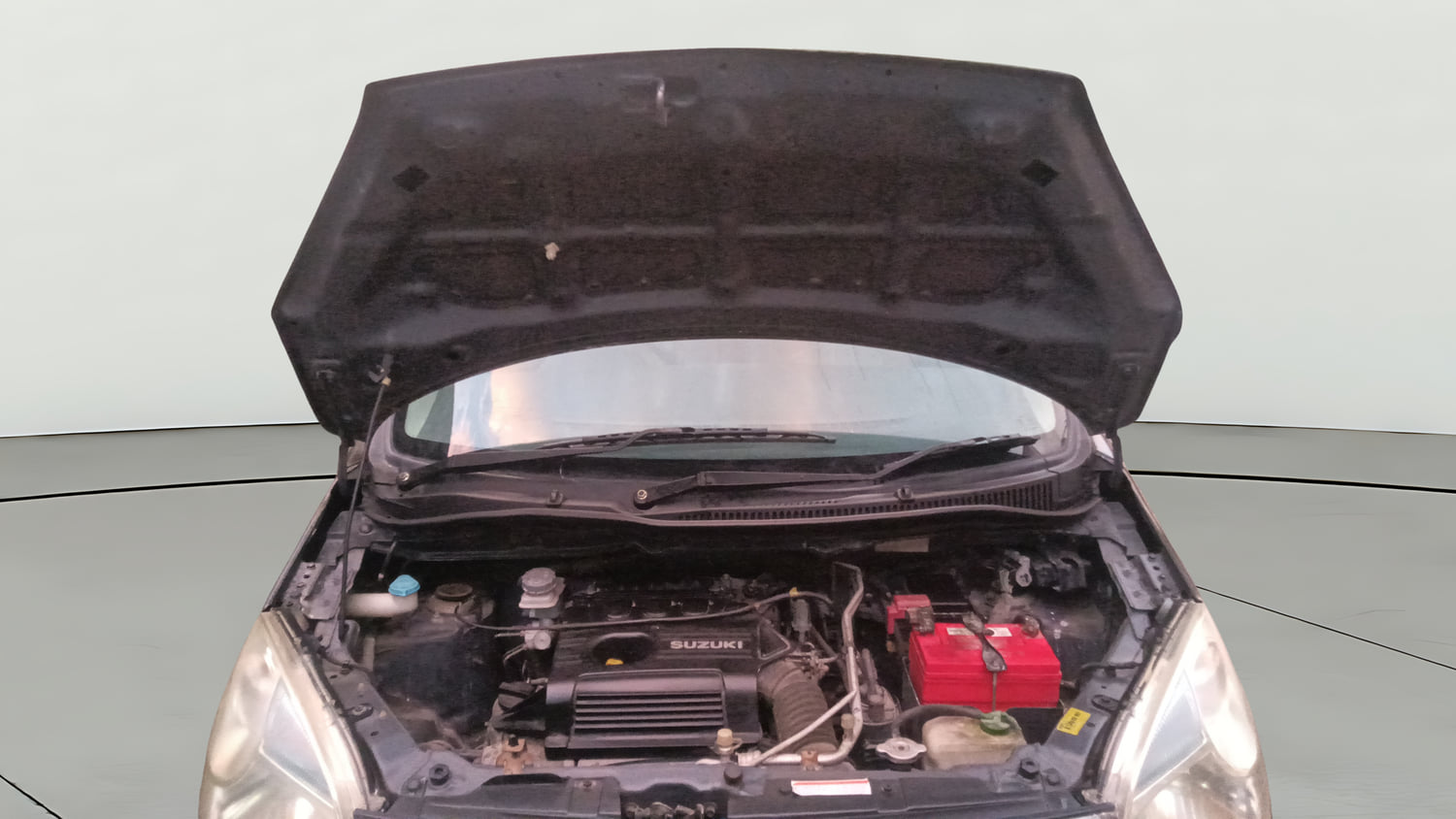Used 2012 Maruti Suzuki Wagon R 1.0 VXi Petrol Manual engine ENGINE & BONNET OPEN FRONT VIEW