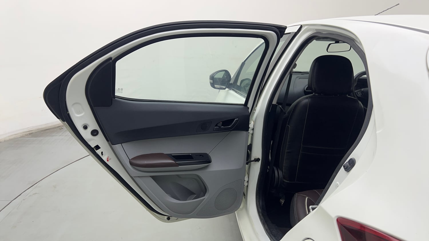 Used 2024 Tata Tiago XTA iCNG Cng Automatic interior LEFT REAR DOOR OPEN VIEW