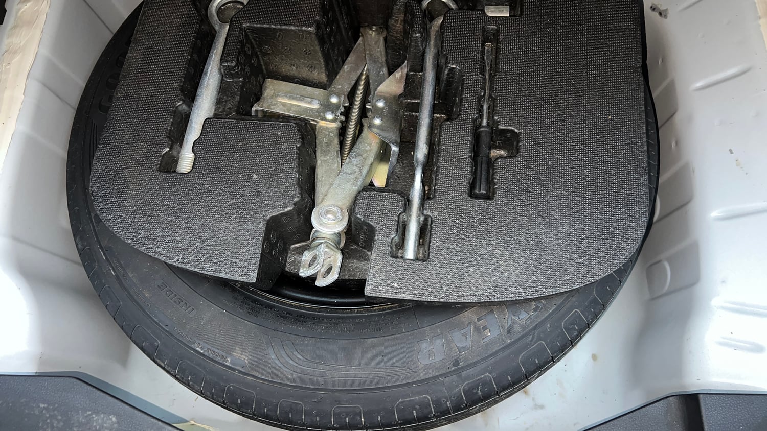 Used 2023 Honda Elevate ZX CVT Petrol Automatic tyres SPARE TYRE VIEW