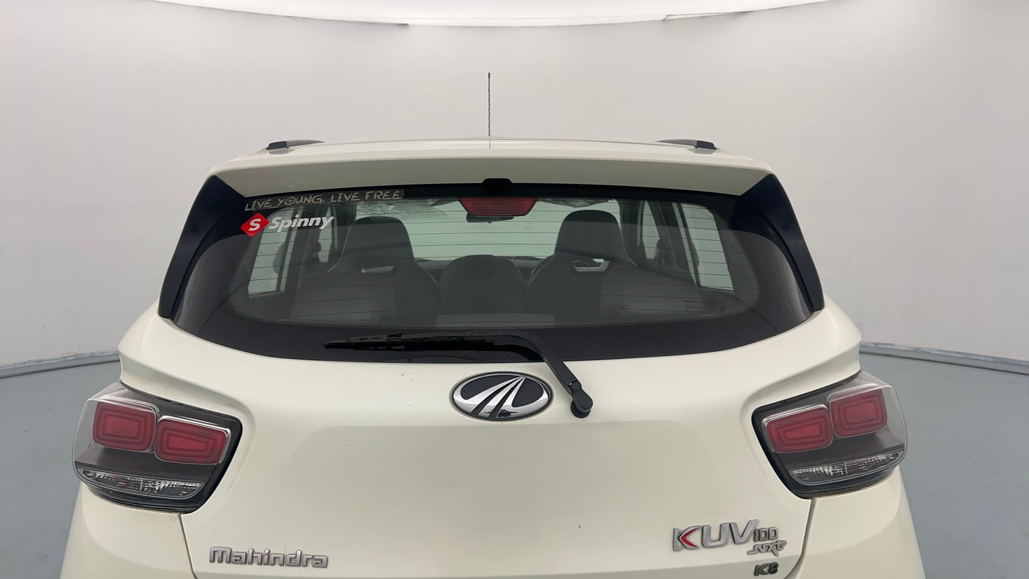 Used 2019 Mahindra KUV100 NXT K8 6 STR Petrol Manual exterior BACK WINDSHIELD VIEW