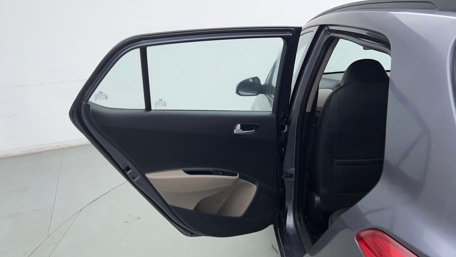 Used 2016 Hyundai Grand i10 Sportz 1.2 Kappa VTVT Petrol Manual interior LEFT REAR DOOR OPEN VIEW