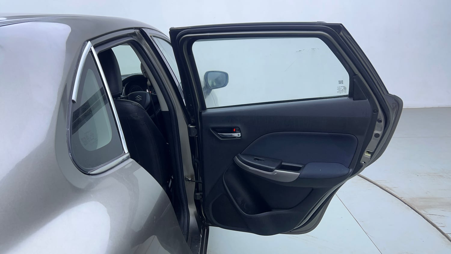 Used 2021 Maruti Suzuki Baleno Zeta Petrol Manual interior RIGHT REAR DOOR OPEN VIEW
