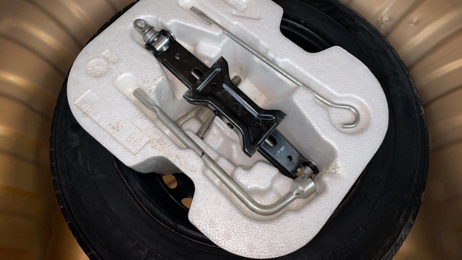 Used 2017 Nissan Micra XL CVT Petrol Automatic tyres SPARE TYRE VIEW
