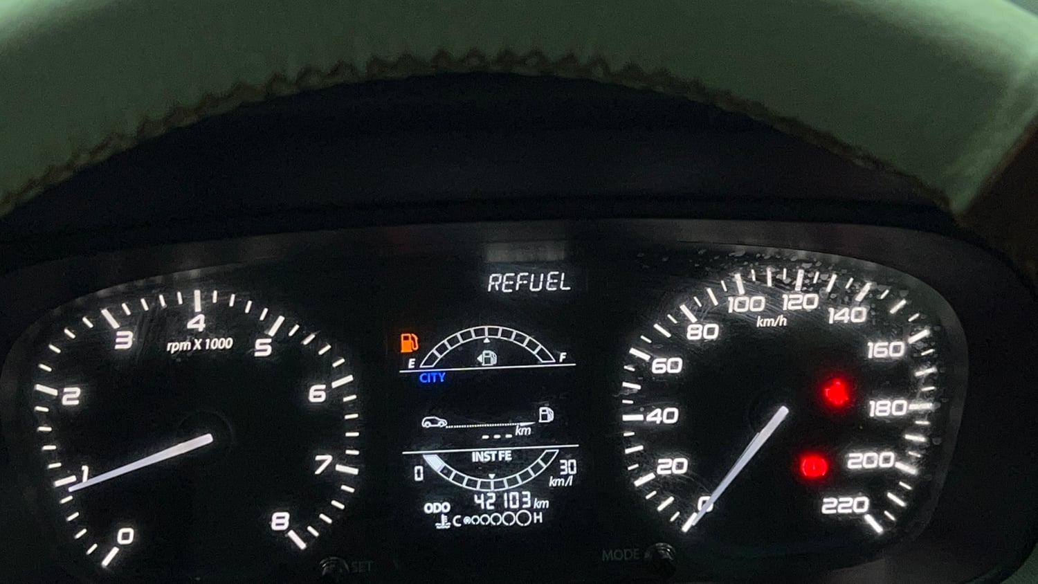 Used 2022 Tata Punch Adventure Rhythm Pack MT Petrol Manual interior CLUSTERMETER VIEW