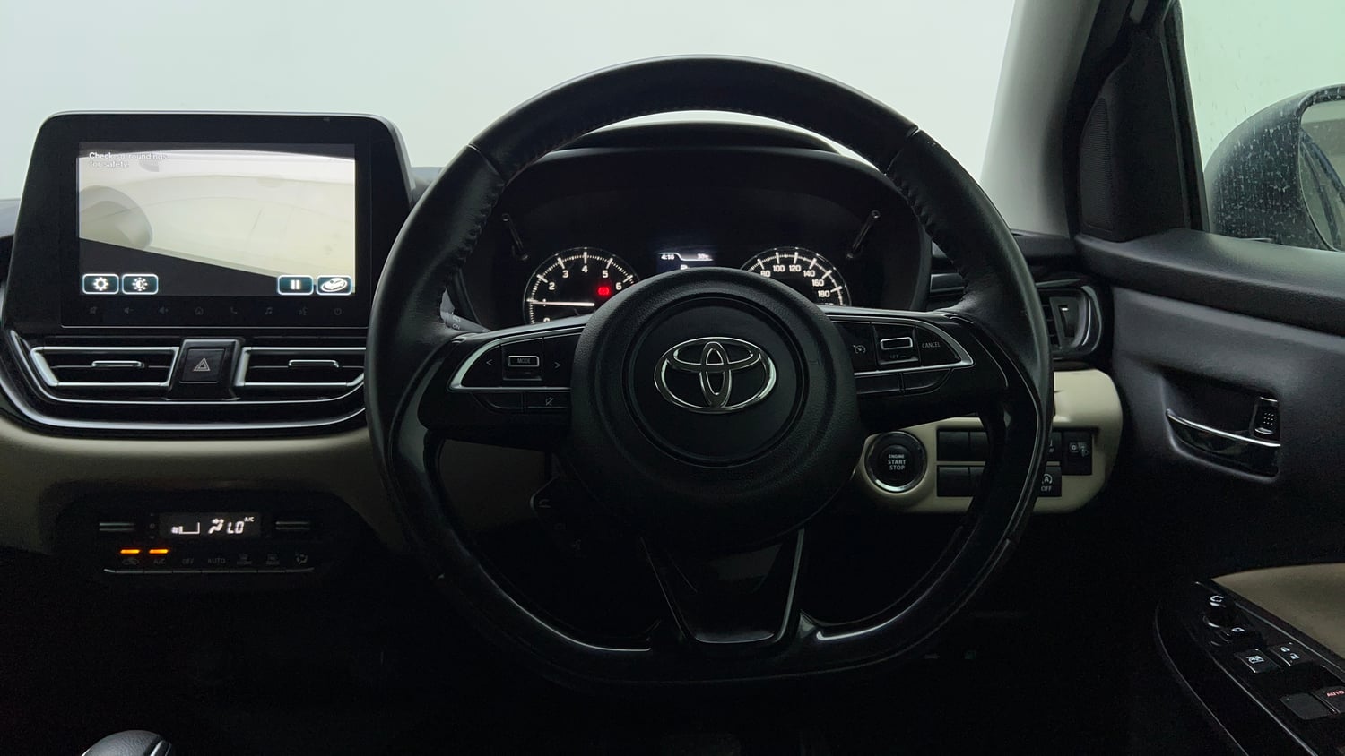 Used 2022 Toyota Glanza V AMT Petrol Automatic interior STEERING VIEW