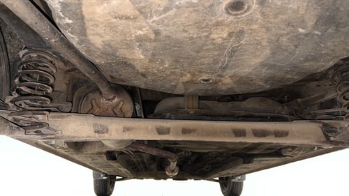 Used 2020 Renault Kwid 1.0 RXT Petrol Manual extra REAR UNDERBODY VIEW (TAKEN FROM REAR)
