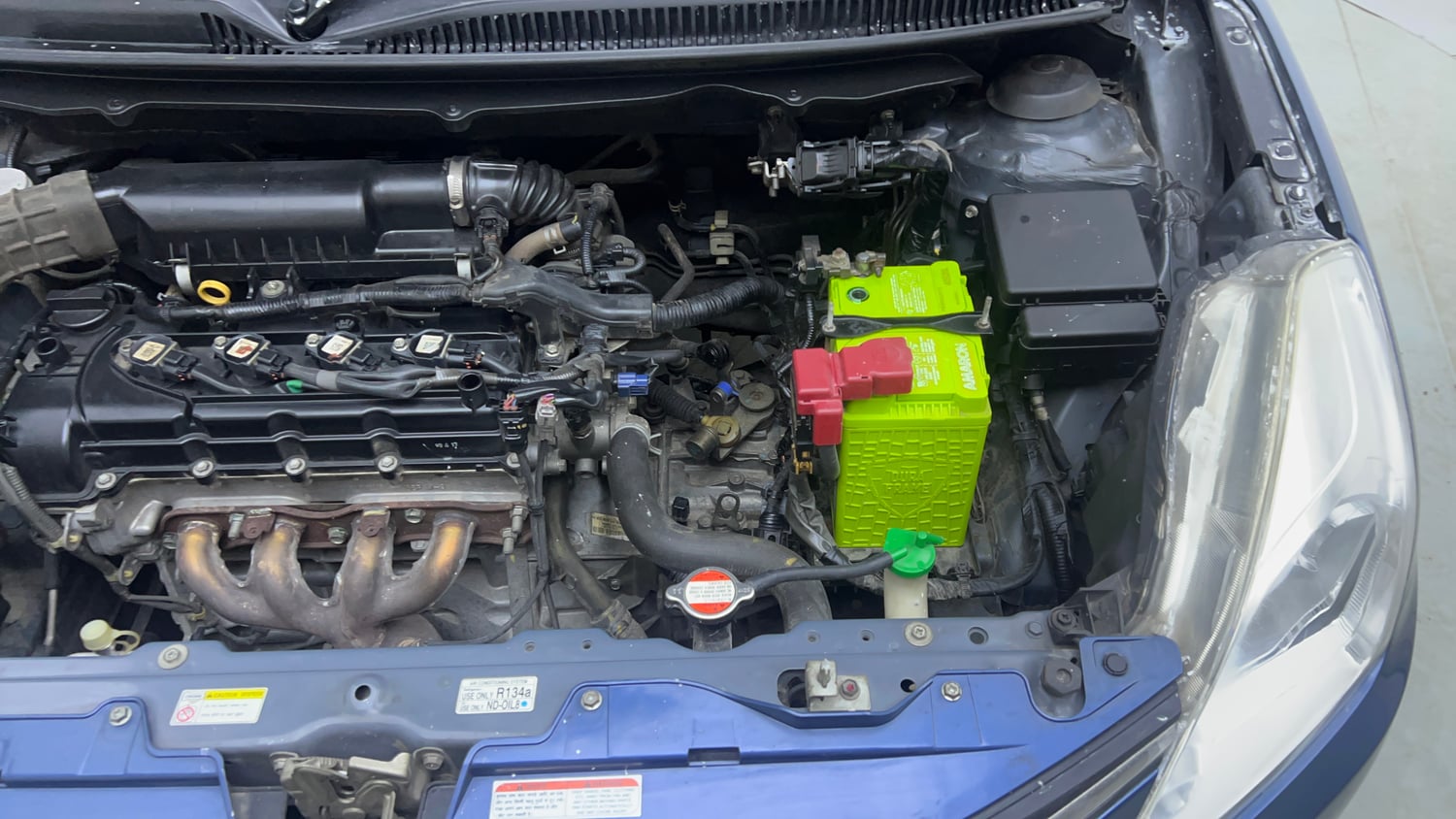 Used 2017 Maruti Suzuki Baleno Zeta 1.2 Petrol Manual engine ENGINE LEFT SIDE VIEW