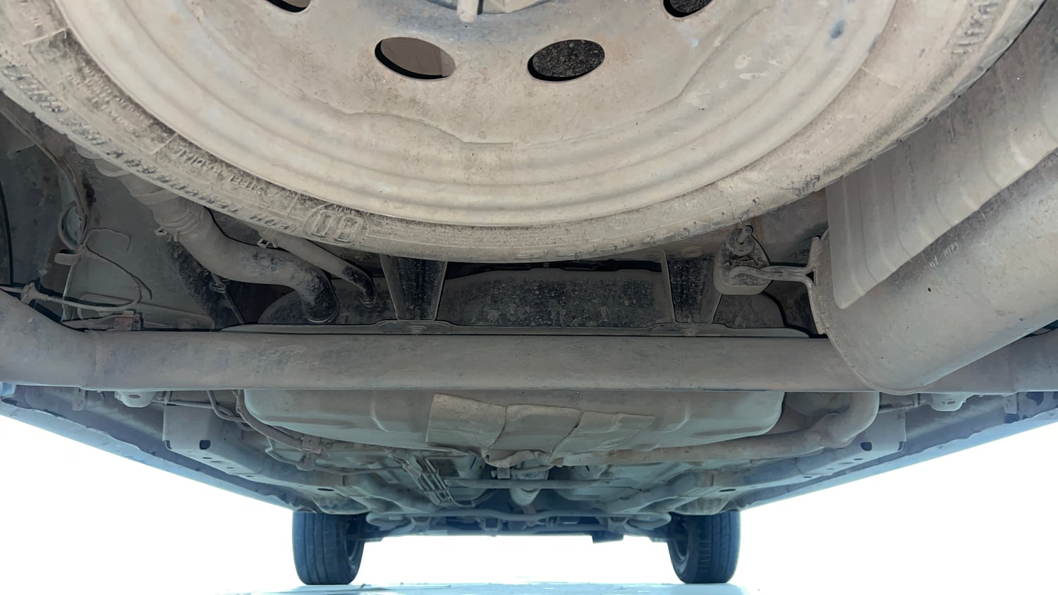 Used 2024 Tata Tigor XM iCNG Cng Manual extra REAR UNDERBODY VIEW (TAKEN FROM REAR)