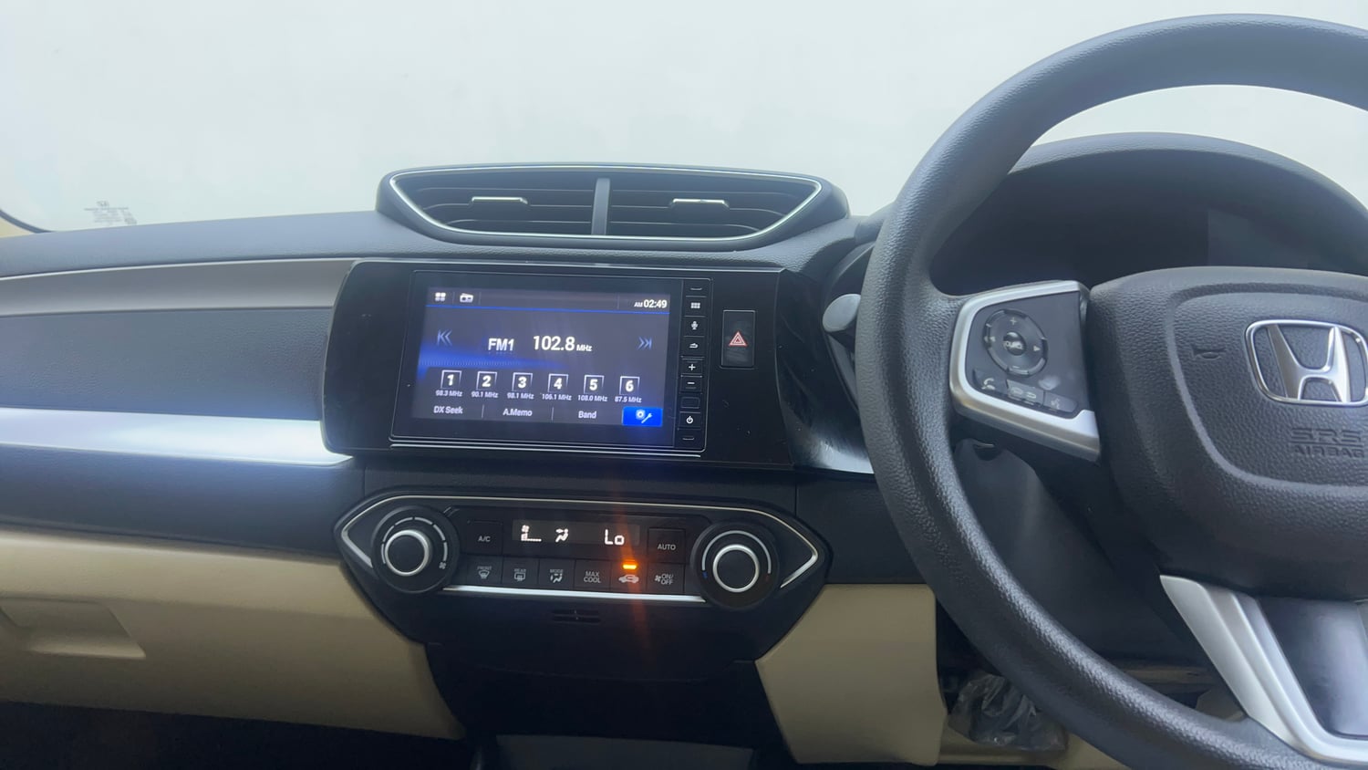 Used 2023 Honda Amaze VX CVT 1.2 Petrol Petrol Automatic interior MUSIC SYSTEM & AC CONTROL VIEW