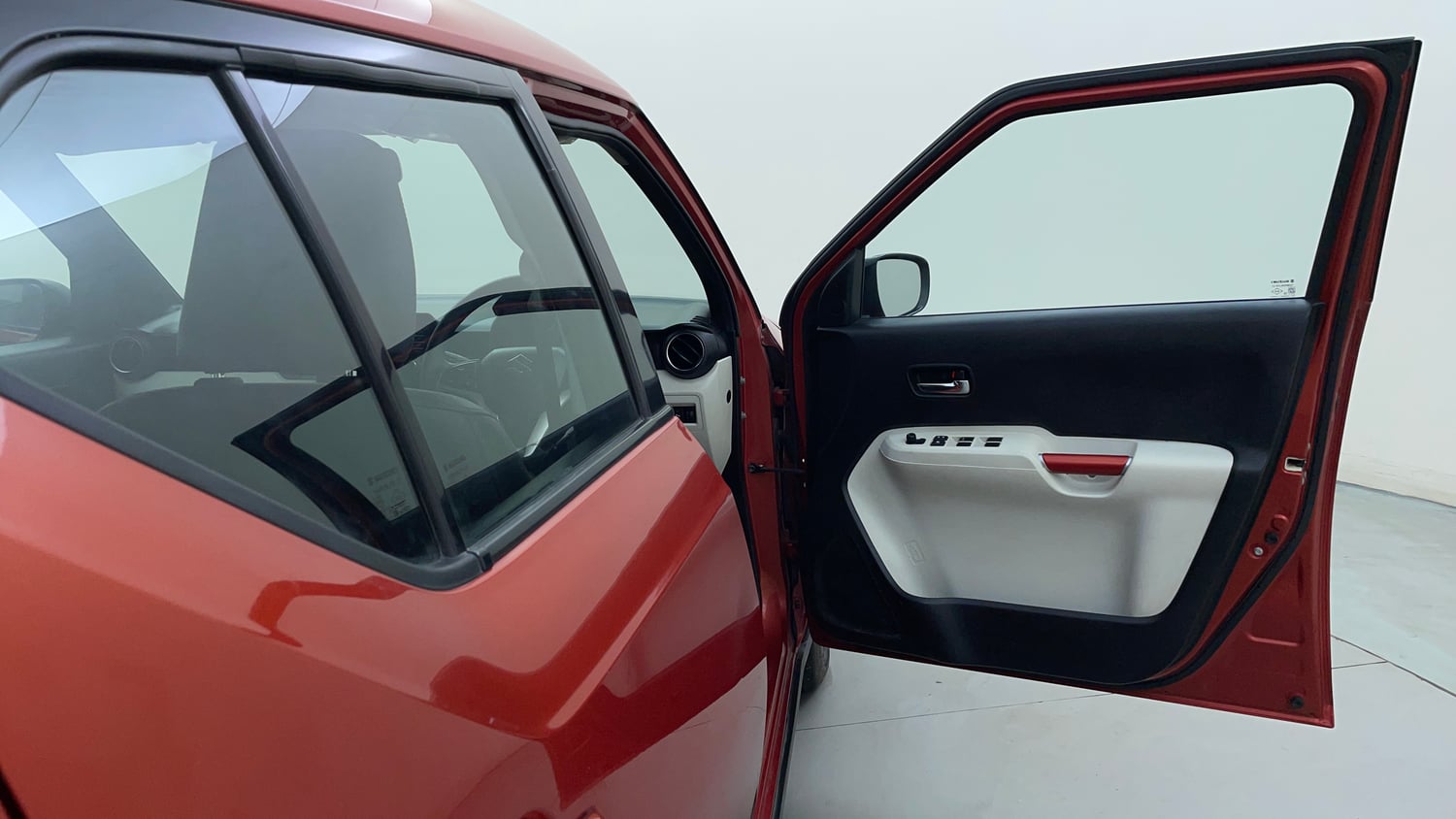 Used 2017 Maruti Suzuki Ignis Zeta 1.2 AMT Petrol Automatic interior RIGHT FRONT DOOR OPEN VIEW