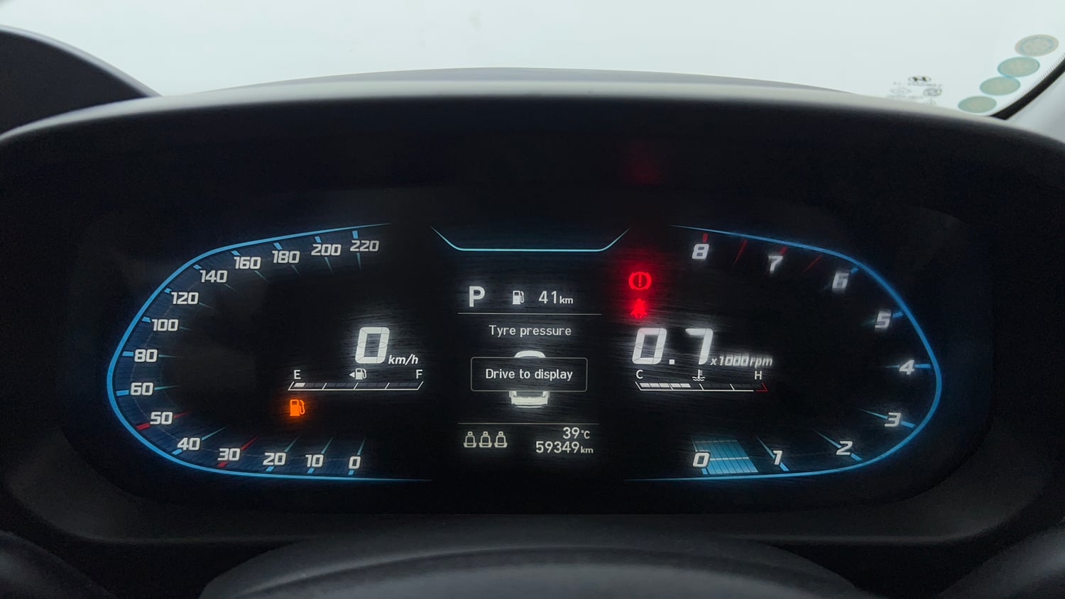 Used 2024 Hyundai New i20 Sportz 1.2 IVT Petrol Automatic interior CLUSTERMETER VIEW