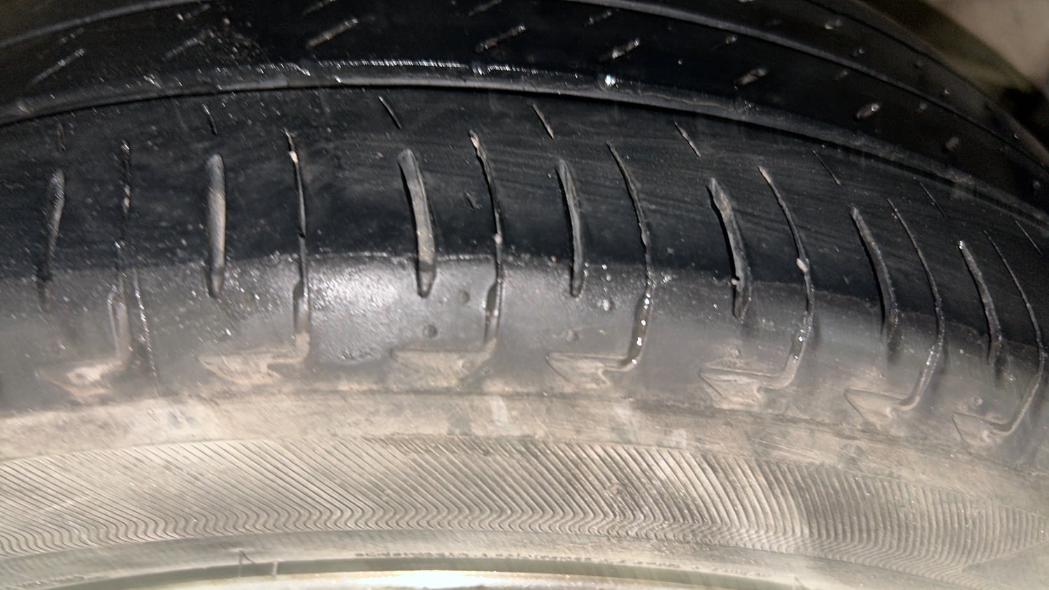 Used 2021 Honda City ZX CVT Petrol Petrol Automatic tyres LEFT REAR TYRE TREAD VIEW