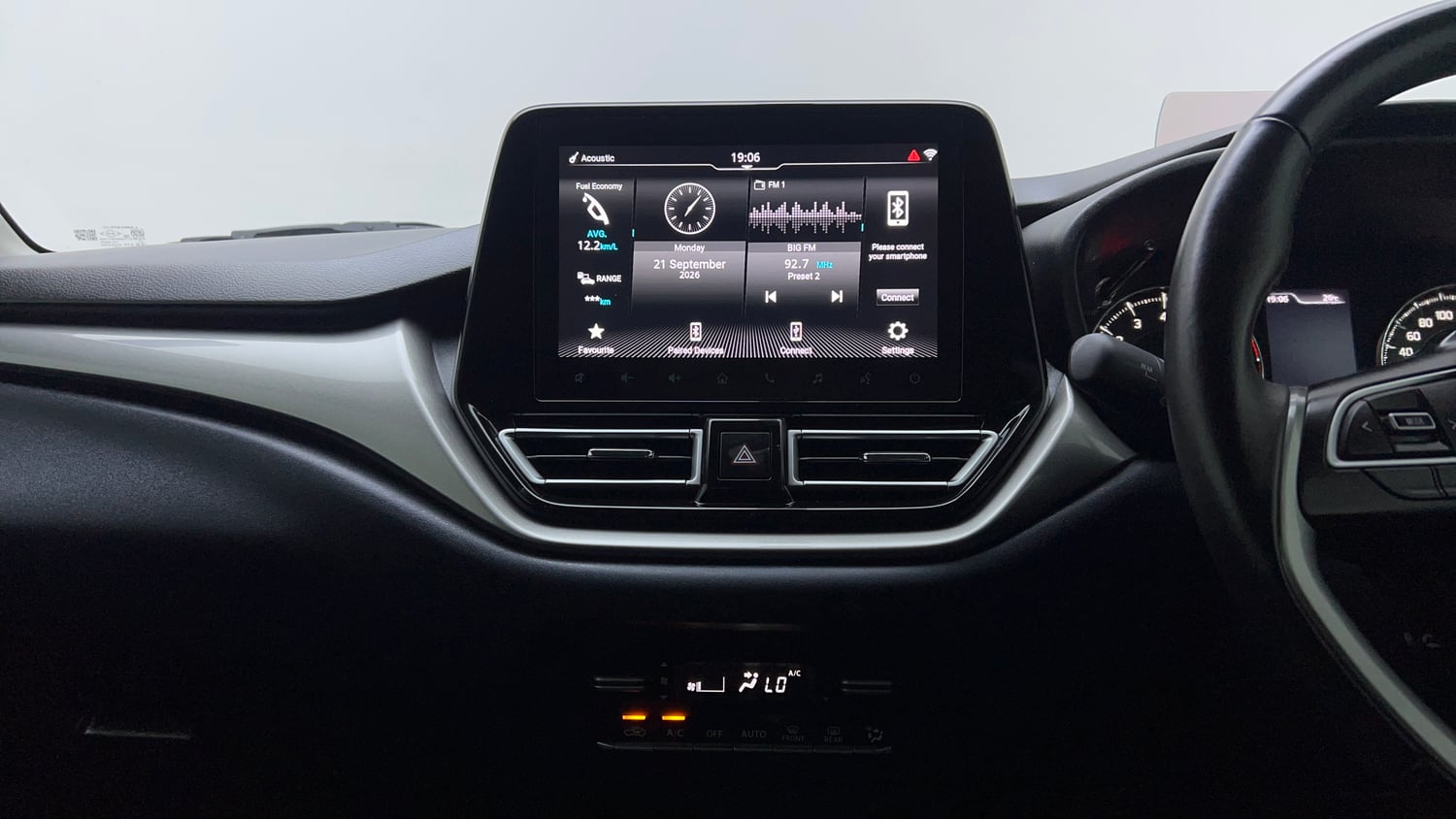 Used 2023 Maruti Suzuki Baleno Alpha MT Petrol Manual interior MUSIC SYSTEM & AC CONTROL VIEW