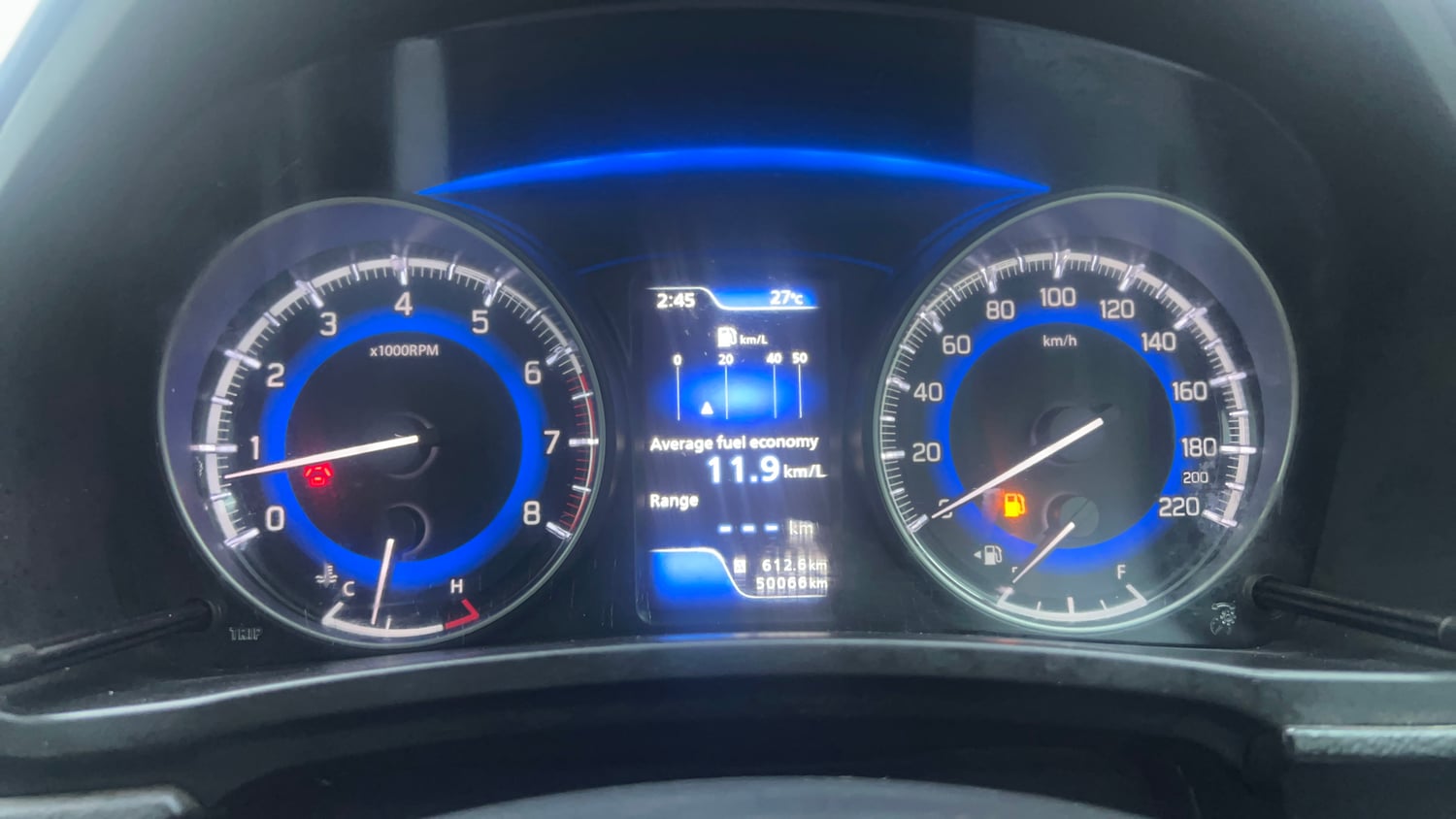 Used 2019 Maruti Suzuki Baleno Alpha 1.2 Petrol Manual interior CLUSTERMETER VIEW