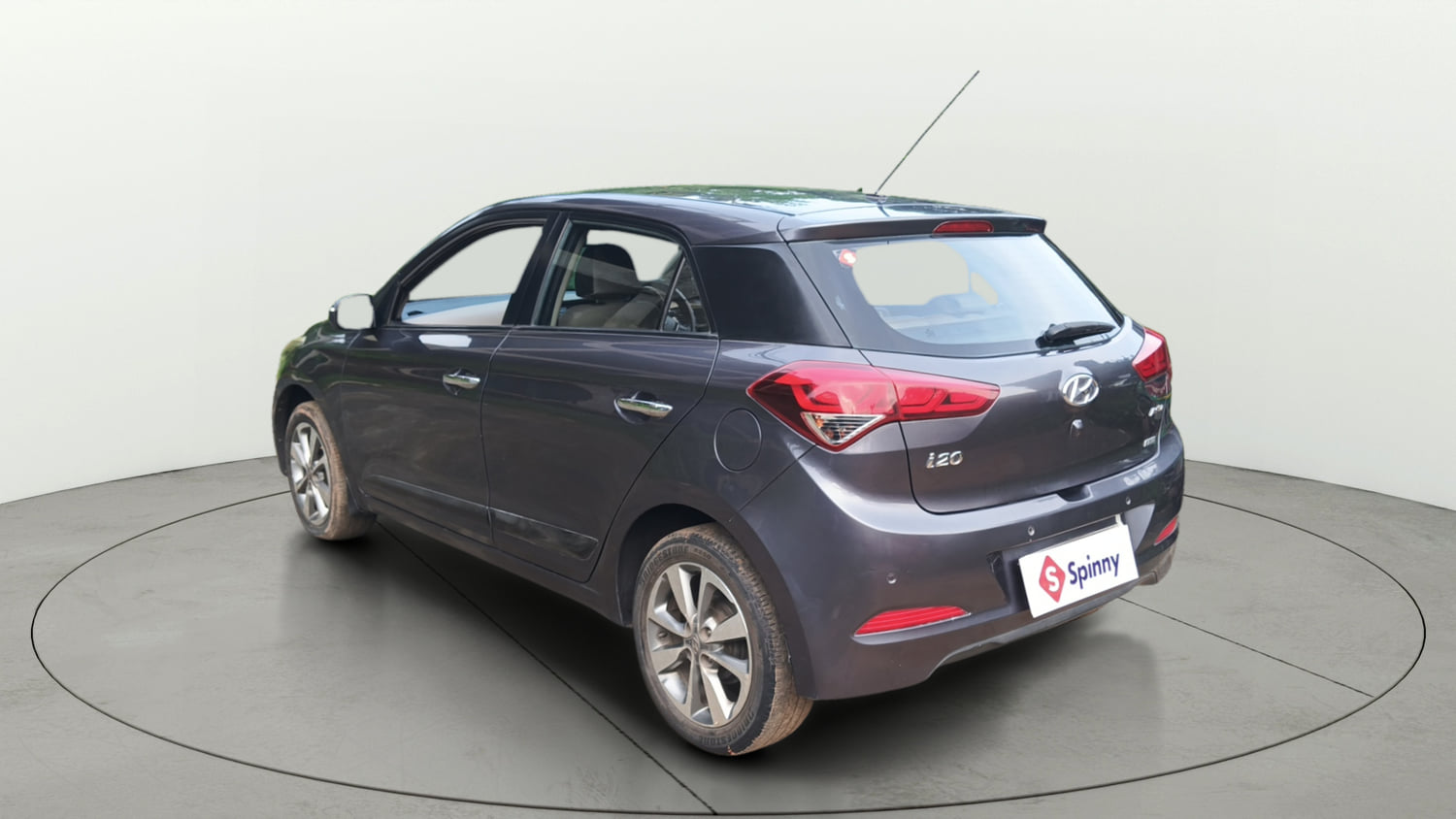 Used 2015 Hyundai Elite i20 Asta 1.2 Petrol Manual exterior LEFT REAR CORNER VIEW