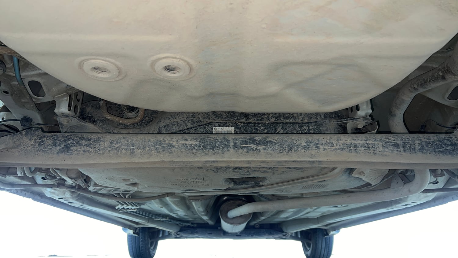 Used 2024 Maruti Suzuki Wagon R VXI 1.0 CNG Cng Manual extra REAR UNDERBODY VIEW (TAKEN FROM REAR)