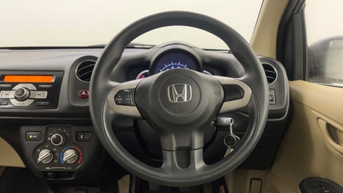 Used 2015 Honda Amaze 1.2 S i-VTEC Petrol Manual interior STEERING VIEW