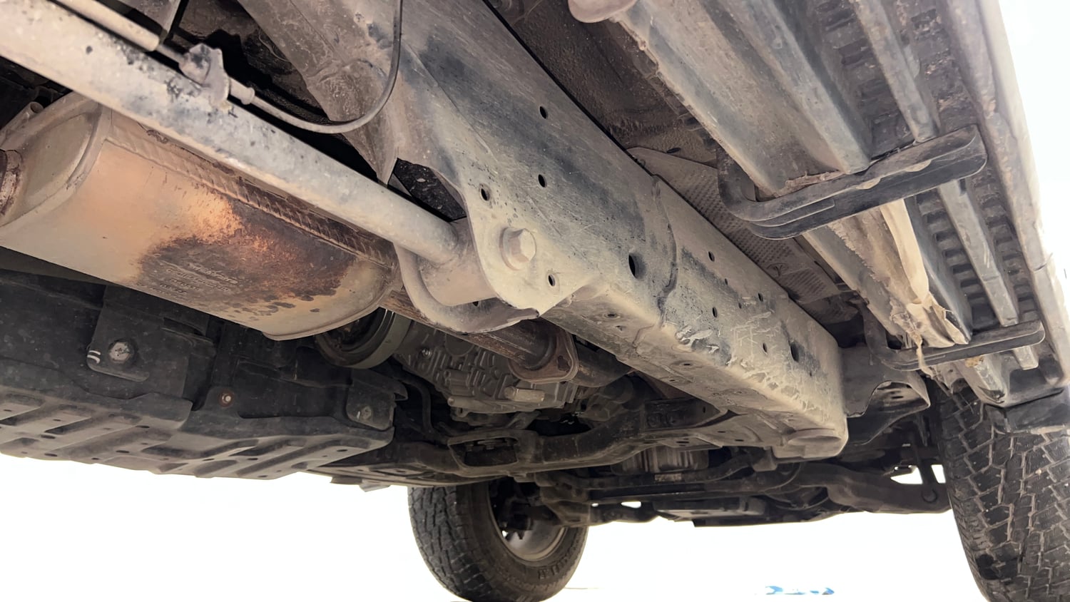 Used 2023 mahindra Thar LX Hard Top Petrol MT 4WD Petrol Manual extra REAR RIGHT UNDERBODY VIEW