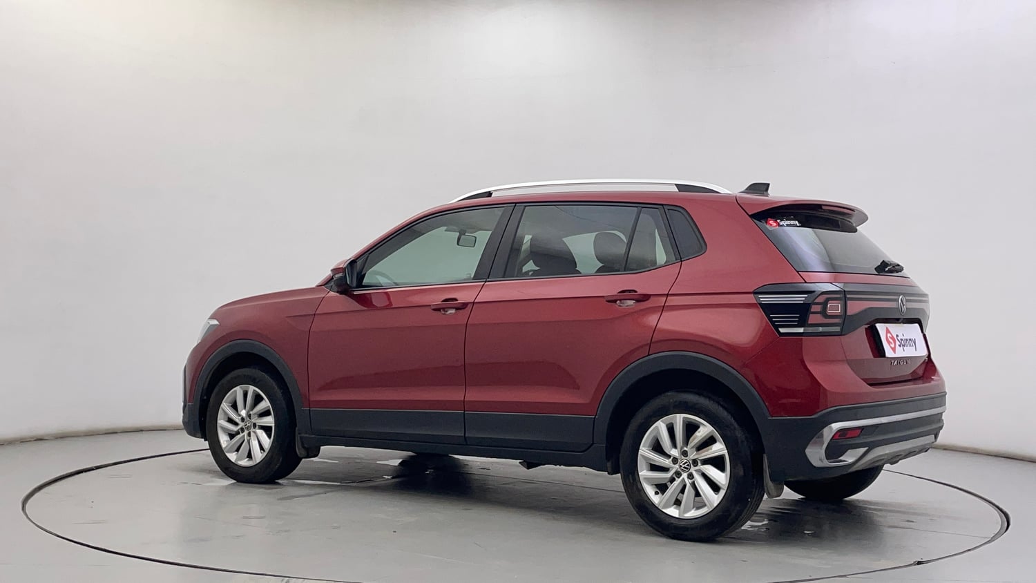Used 2022 Volkswagen Taigun Highline 1.0 TSI MT Petrol Manual exterior LEFT REAR CORNER VIEW