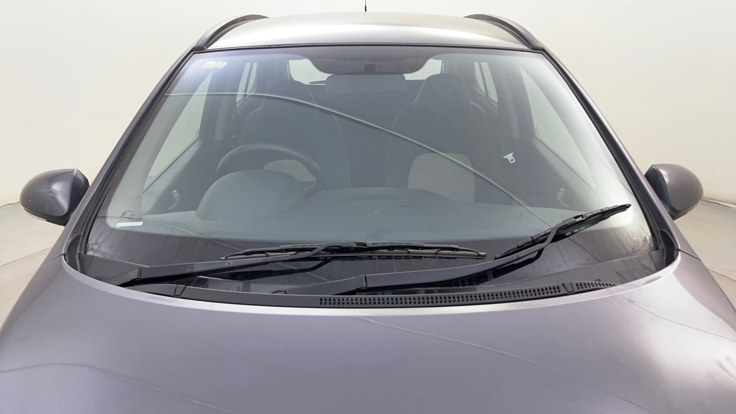 Used 2015 Hyundai Grand i10 Asta 1.2 Kappa VTVT Petrol Manual exterior FRONT WINDSHIELD VIEW